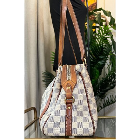 LOUIS VUITTON DAMIER AZUR STRESA PM TOTE WITH DUST BAG WITH COA - Picture 4 of 16